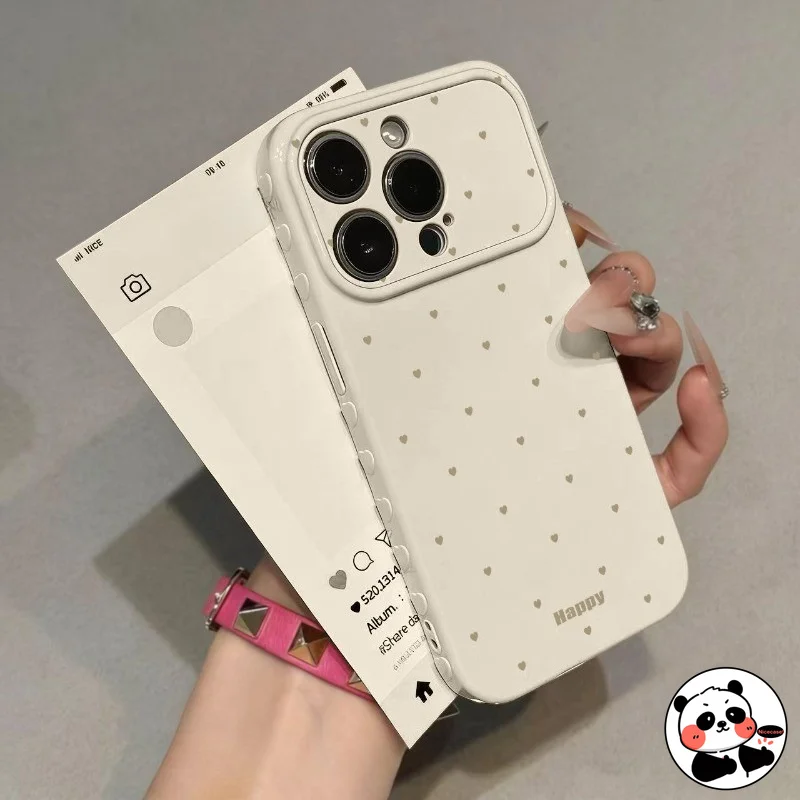 Фото Чехол для телефона с изображением сердца для IQOO Z11 Z11X Z10X Z10 Z9S Z9 Turbo Pro Plus Z8 Z7i Z6 Lite Z5 5G, милый, элегантный, мягкий чехол №4