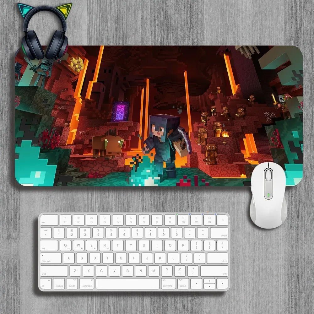 Игровой коврик для мыши M-Minecraft нескользящий утолщенный большой письма офиса