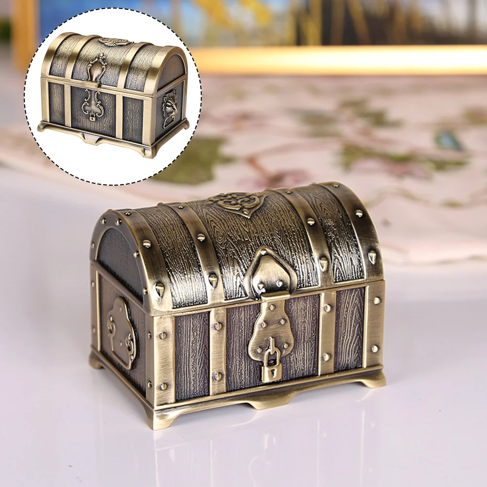 

Jewelry Box Treasure Case Trinket Jewelry Storage Box Ring Earrings Box