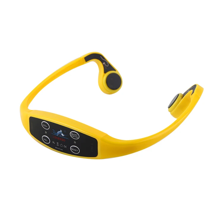 

Waterproof Swimming Teaching Coach Walkie-talkie FM Bone Neck Conduction Headphone Headset