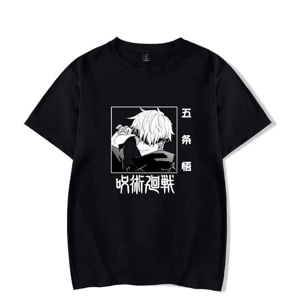 

Anime Jujutsu Kaisen Women TShirts Gojo Satoru Short Sleeve T Shirt Tops Summer Tees Man Shirts Dropship Cotton Female Clothing