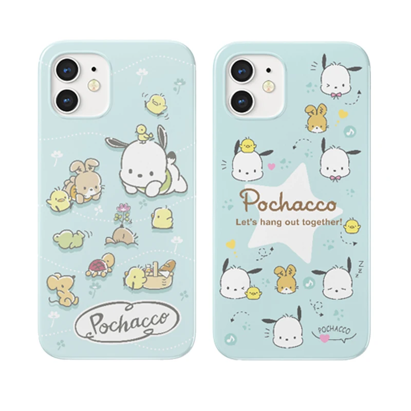 

Kawaii Sanrioed Anime Pochacco Purin Dog Cinnamoroll Cute Iphone 11 12 13 Pro Max Matte Girl Mobile Phone Shell Various Model