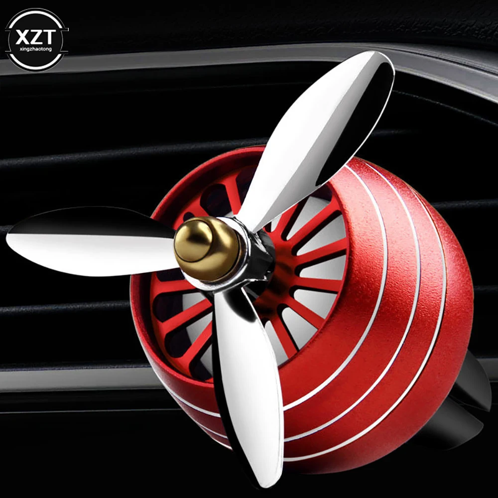 

Автомобильный освежитель воздуха ВВС Форма пропеллера Духи Вентиляционное отверстие Зажим Декор Автомобильный вентилятор Светодиодный светильник Ароматерапия Автоаксессуары для салона