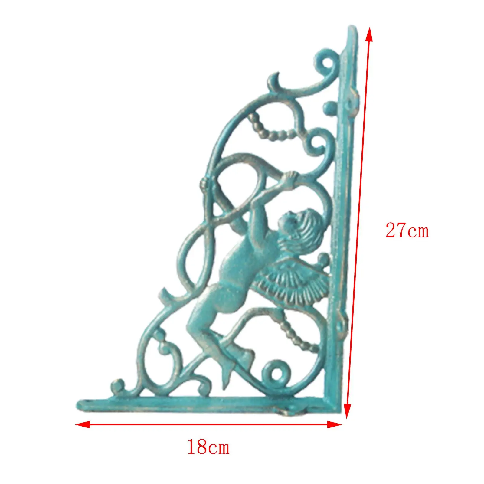 

2pcs Wall Mount Triangle Shelf Brackets for Garden Home Bookcase Hardware
