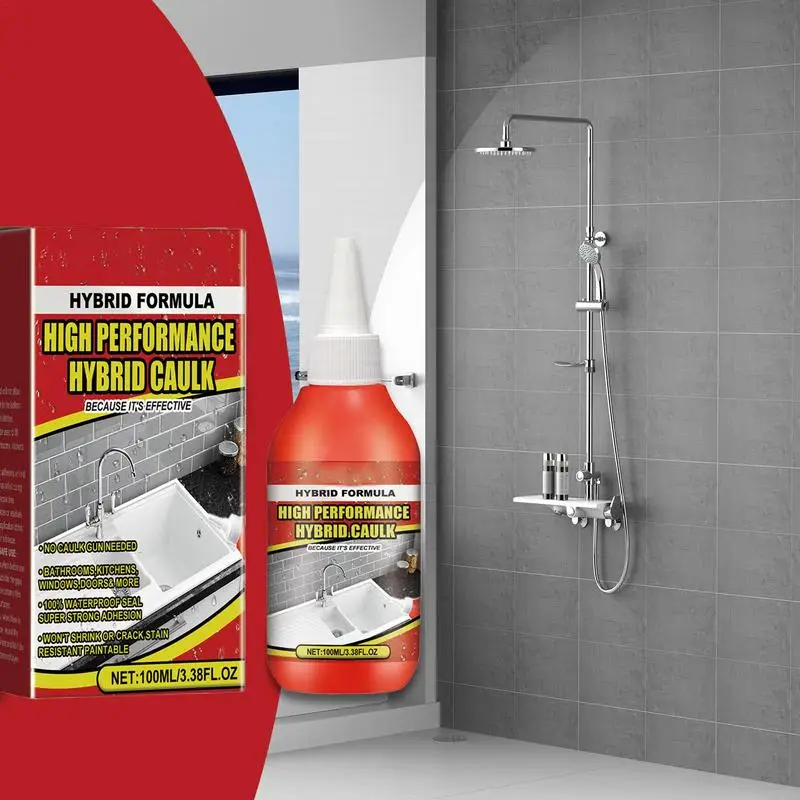 Прозрачный водонепроницаемый клей белый герметик для затирки герметики 100 мл