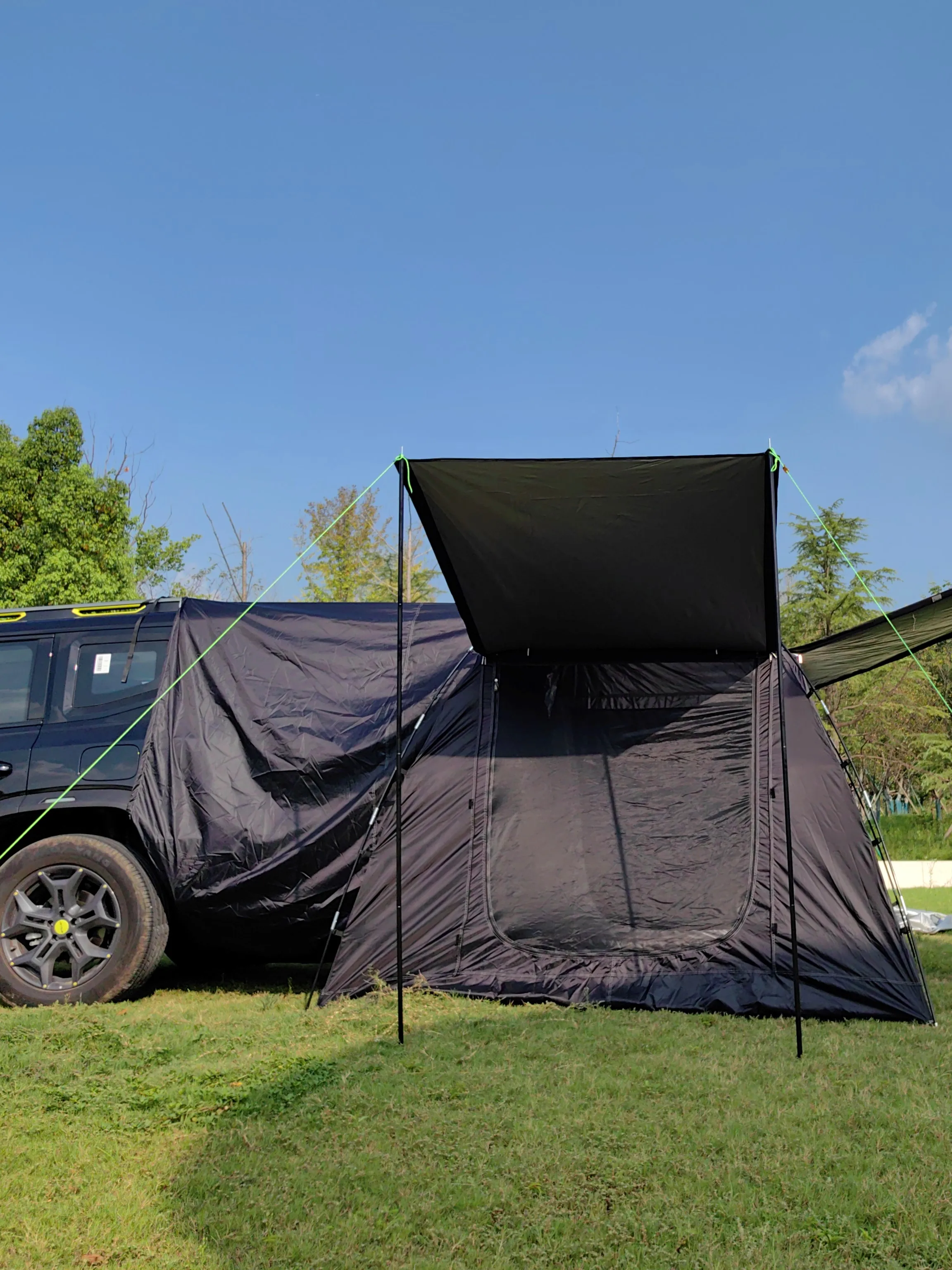 Автомобильная палатка задняя дверь 11 мм стеклянная для автомобилей 2 5x2 5 м