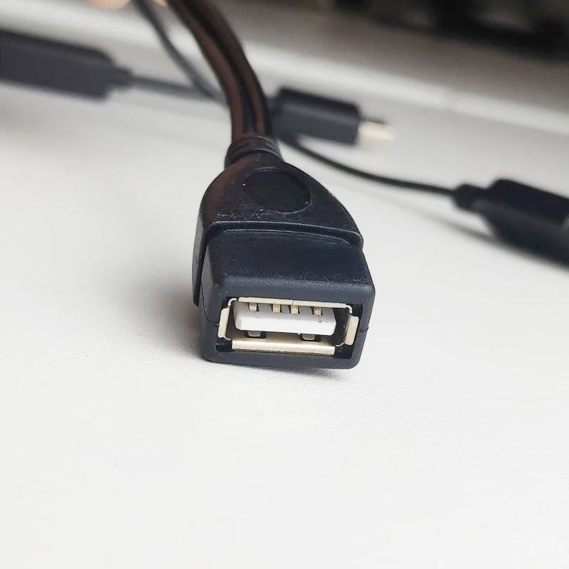 2 в 1 USB зарядное устройство Micro one point two to OTG для ТВ-палочек устройств без USB-порта