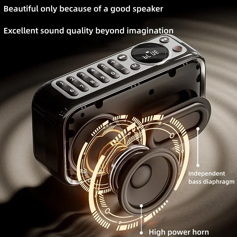 Портативная стерео Колонка SANSUI F35 с басами винтажные Bluetooth колонки мини-колонки