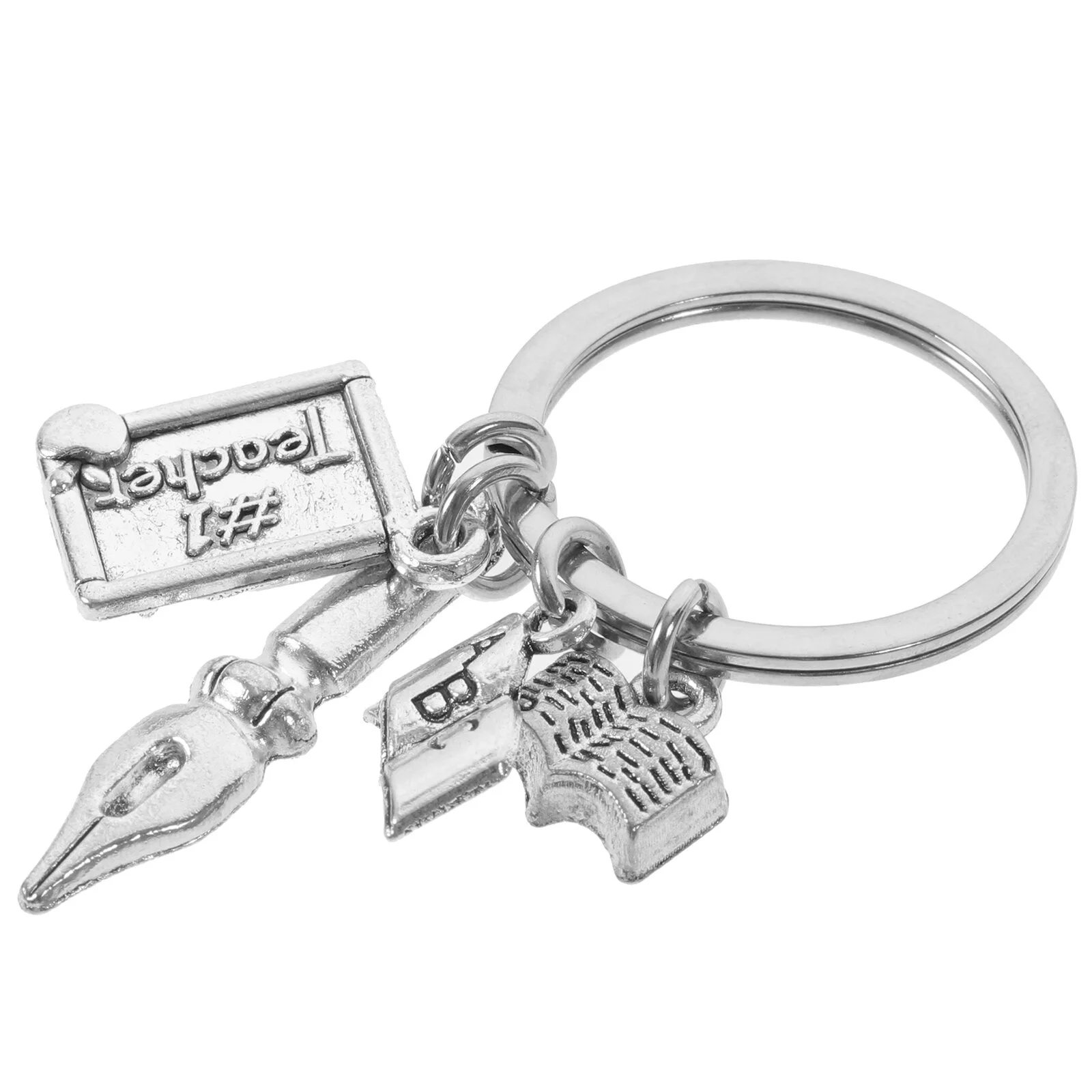 

Teacher Keychain Wallet Key Chain Backpack Hanging Key Ring Teacher Appreciation Gift