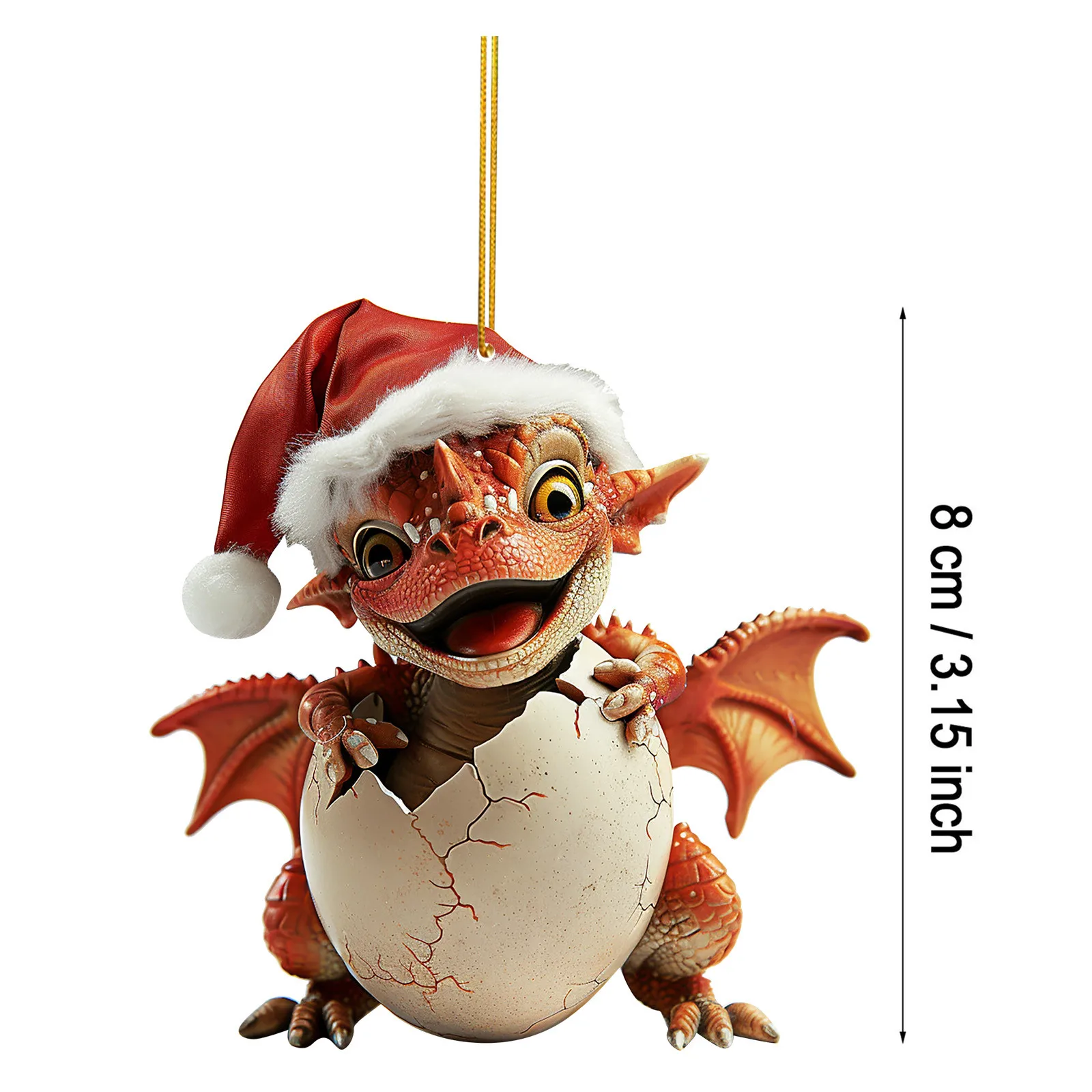 Милый детский акриловый кулон в виде динозавра милый D-образный яйца украшение