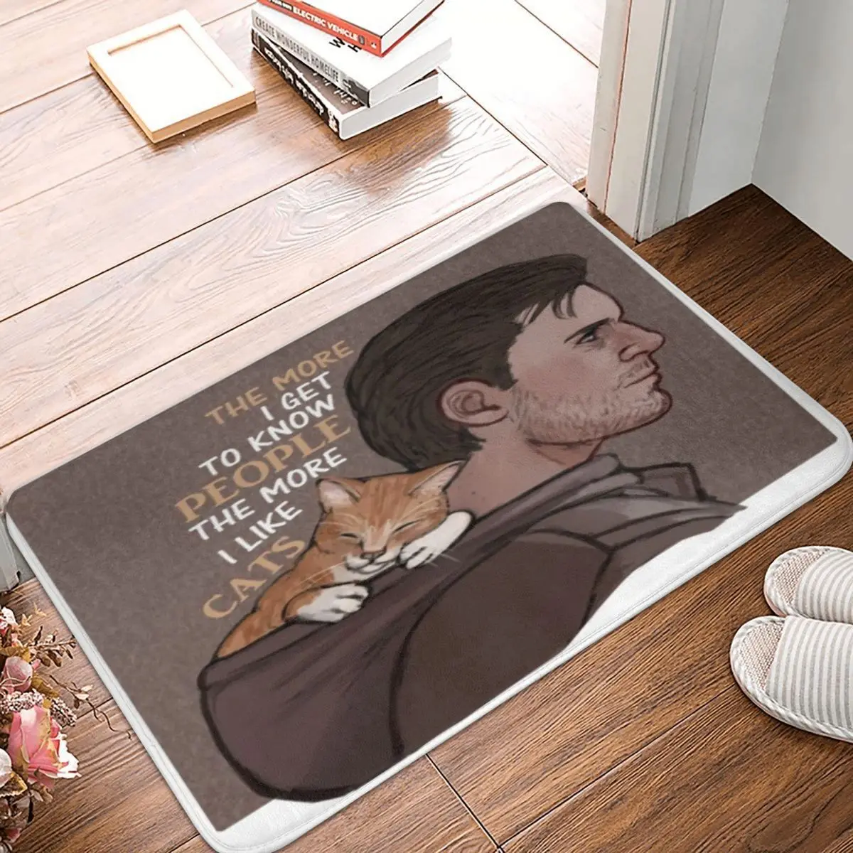 

Коврик для пола из полиэстера с изображением кошек, 60 х40 см