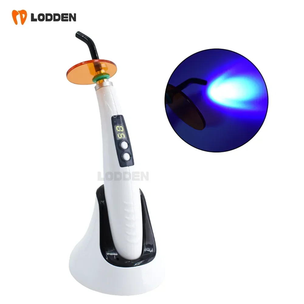 Стоматологическая ручная Беспроводная лампа для фотополимеризации 1200 Вт/км²