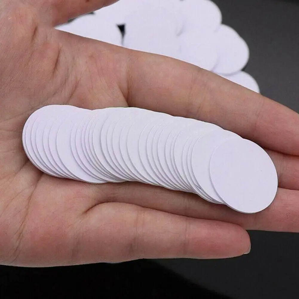 

100pcs Top Deals 100pcs/lot For Ntag215 Nfc Pvc Coins Chip Phones Available Labels Tag 215 Rfid Chip Smartphone T6w5