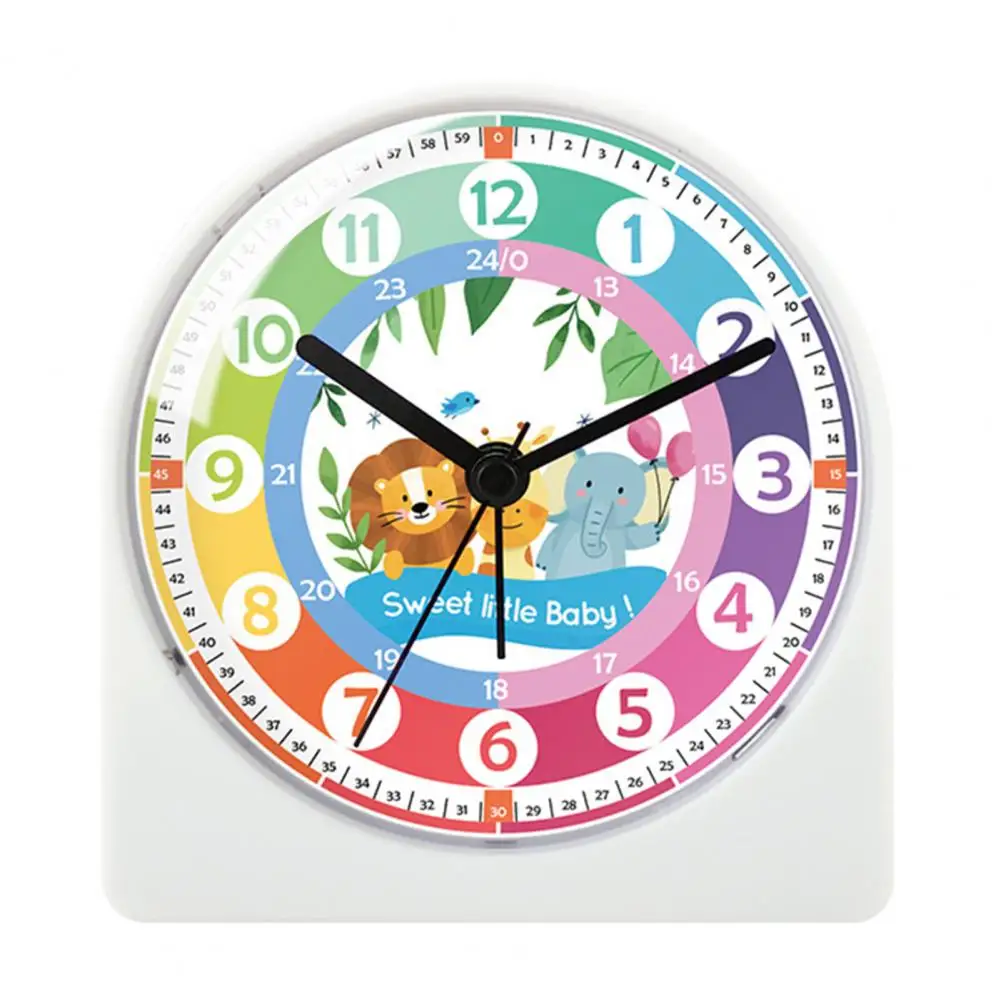 

Kids Clock Fashion Digital Design Creative Shape Cartoon Luminous Alarm Clock Bedroom Decor for Dorm