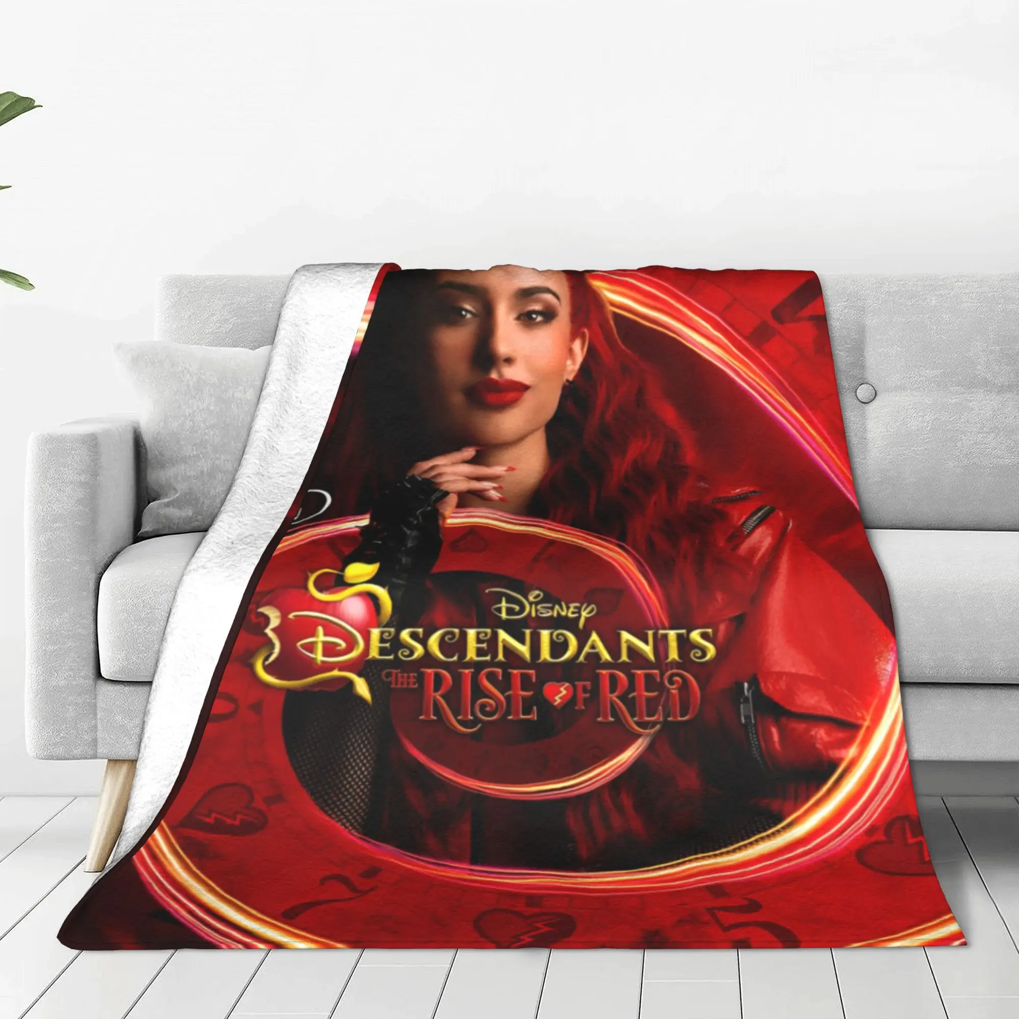 Нащадки The Rise of Red одеяла Kylie Cantrall новинка теплое одеяло из флиса для дома
