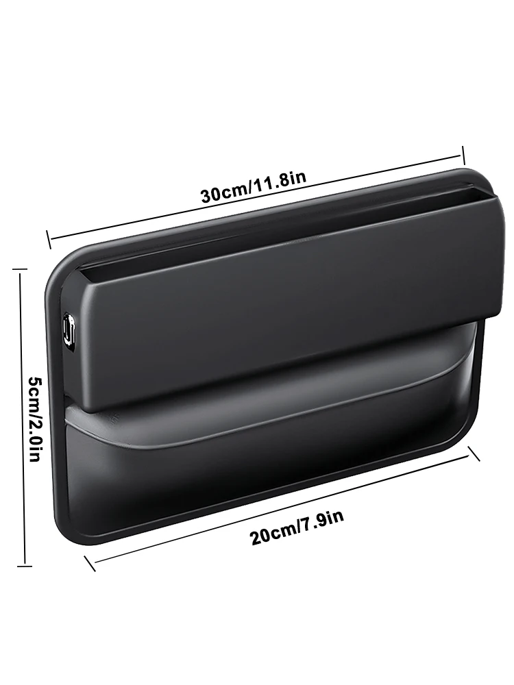 Экстракт искусственной кожи автомобильный ящик для хранения карман с разрезом