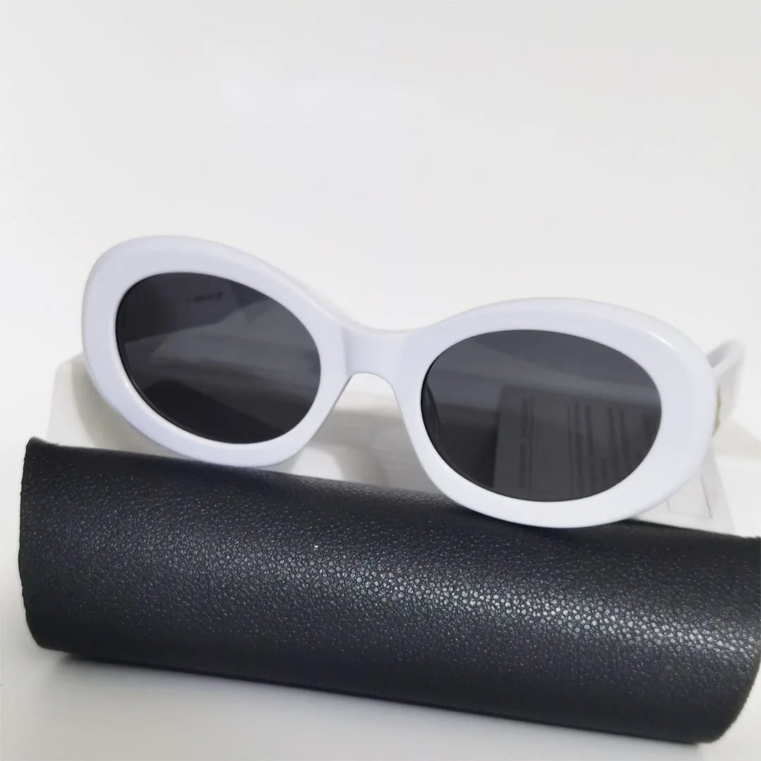 

Oval Women Sunglasses 2022 Hot Sale Famous Luxury Designed Acetate Fashional Europe America Styles With Gift Case