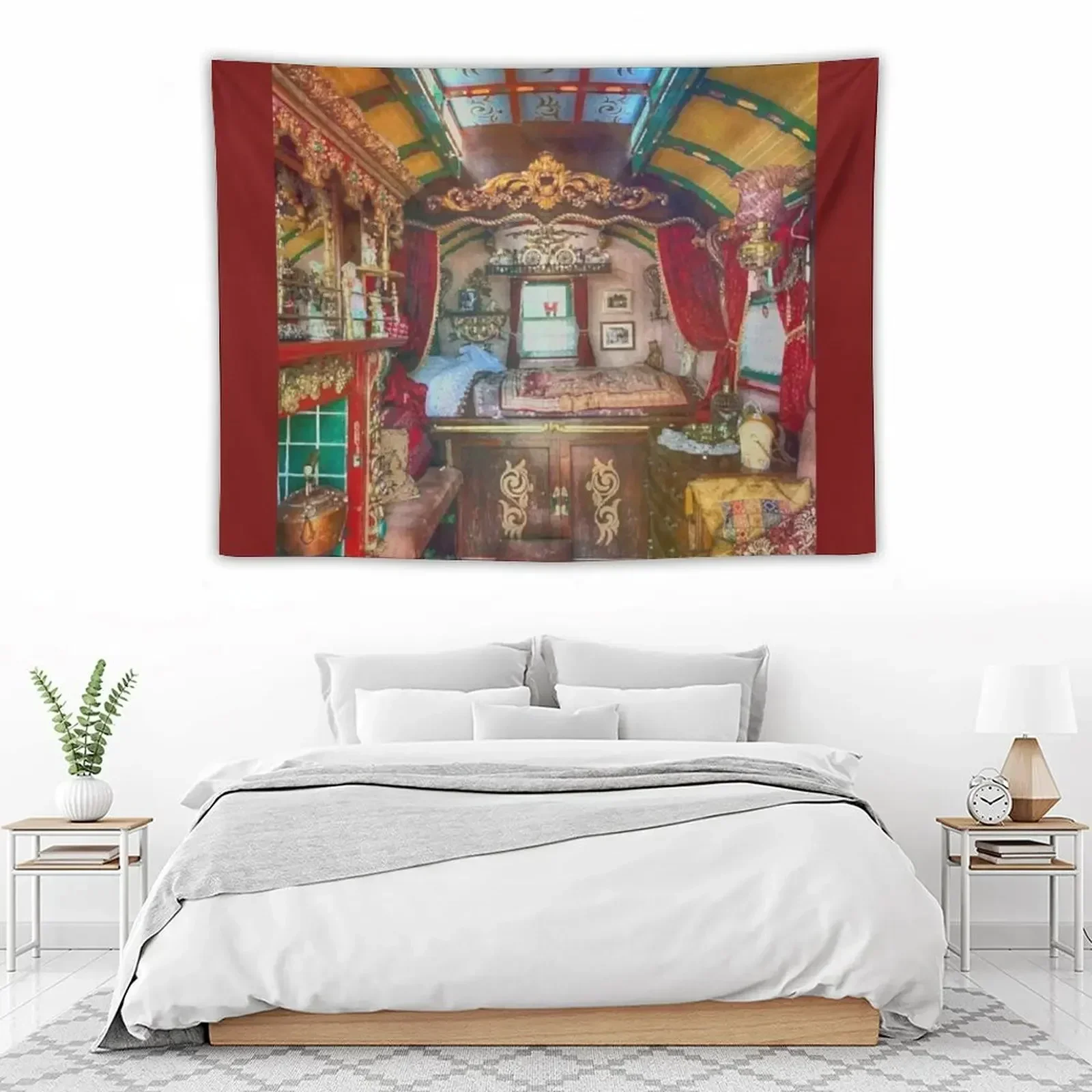 Цыганский гобелен с фургоном украшение для гостиной Настенные обои