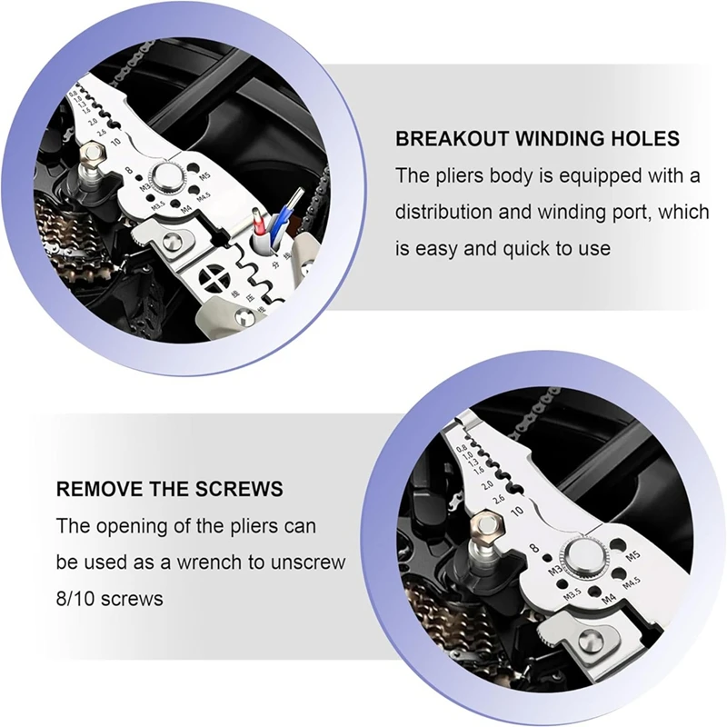 BEAU-многофункциональный инструмент для зачистки проводов щипцы резки кабеля