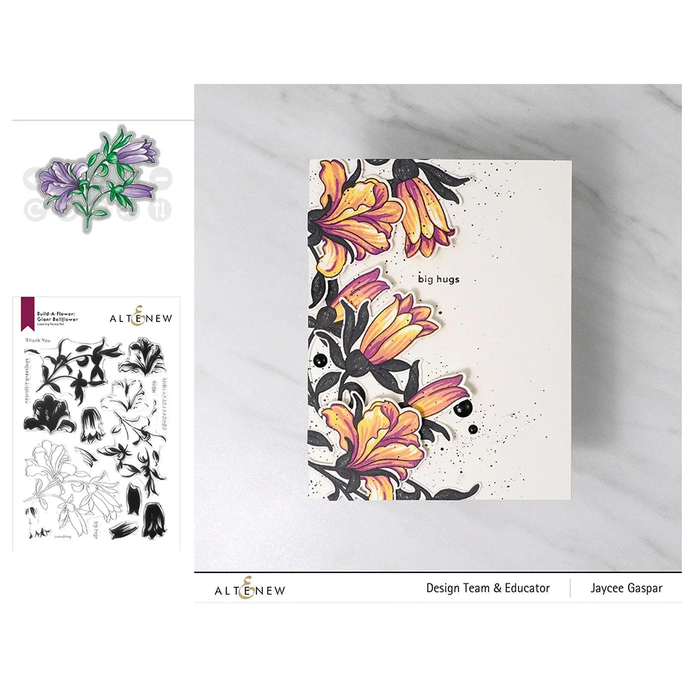 

2022 New Giant Bellflower Layering Metal Cutting Dies Silicone Stamps Set Scrapbook Diy Decorate Craft Embossing Reusable Molds