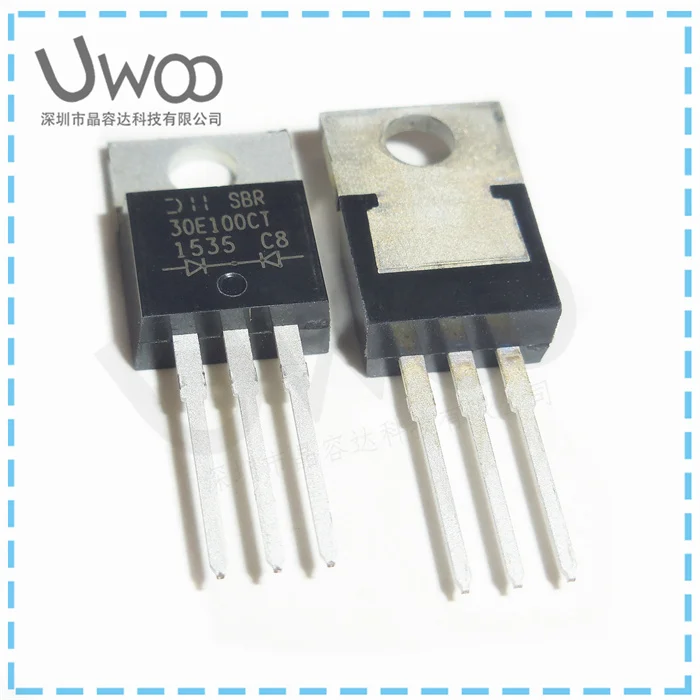 100% оригинальный новый SBR30E100CT 15A 100V TO220 SBR40U100CT 40U100CT 40A 100V TO220