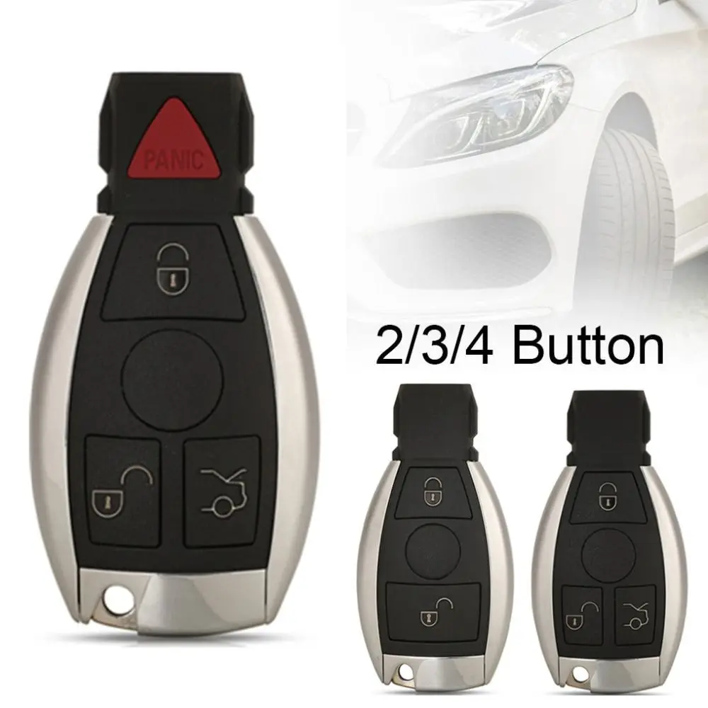 

Корпус автомобильного пульта дистанционного управления BGA NEC, 2/3/4 кнопок, внешний корпус для Mercedes Benz W203 W204 W205 W210 W211 W212 W221 W222