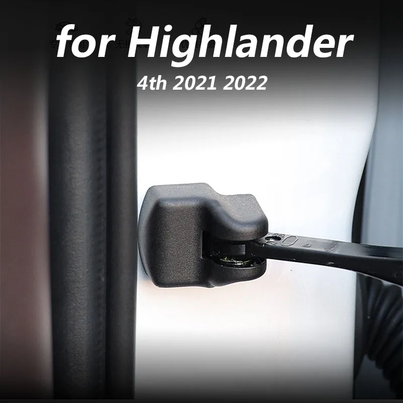 

Для Toyota Highlander 4th 2021 2022 аксессуары для украшения интерьера автомобиля дверной винт Защитная застежка дверного замка 4 шт.