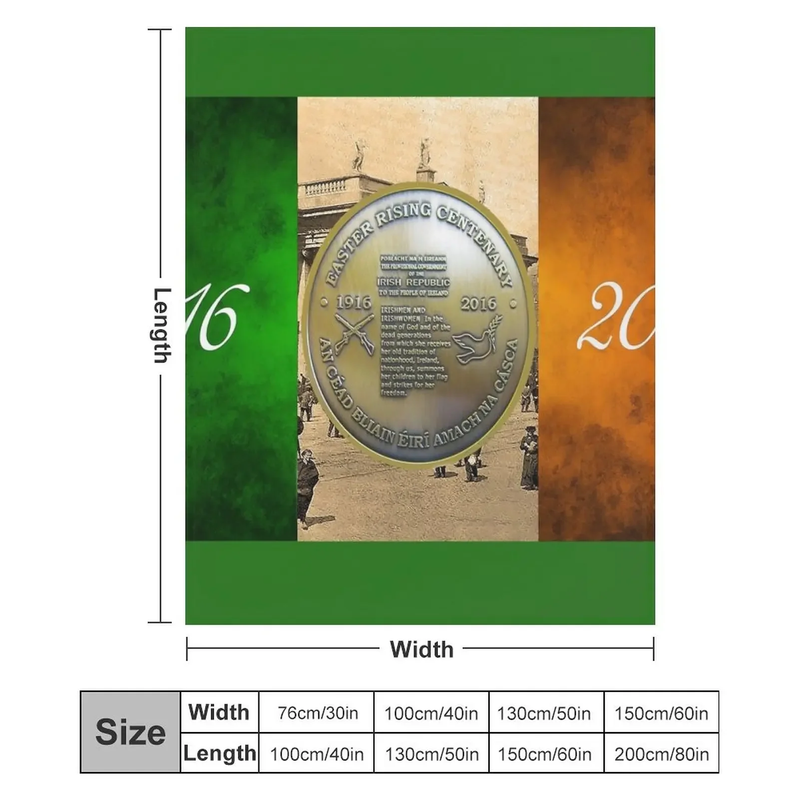 Мягкое плюшевое одеяло 1916–2016