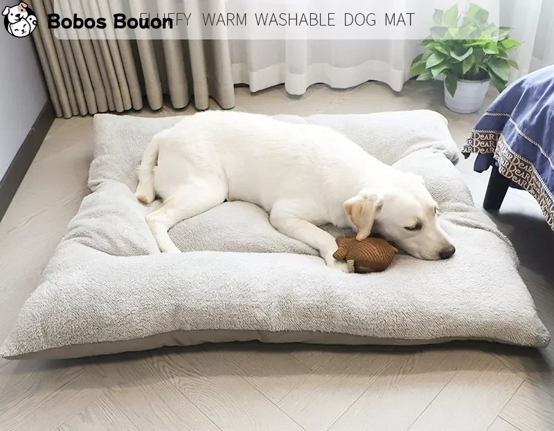 

Pet Dog Bed Sleeping Mat Dog Supplies Breathable Sofa Beds for Medium Dogs Calming Kennel Warm Bed House Soft Fleece Cushion