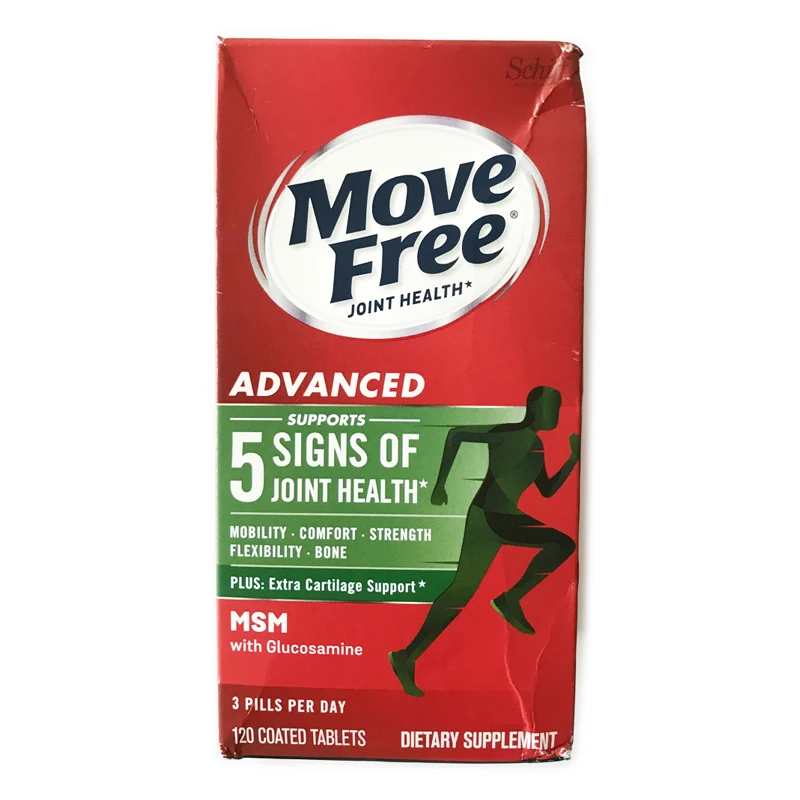 

Move Free Joint Health MSM with Glucosamine Mobility Comfort Strength 120 Tablets
