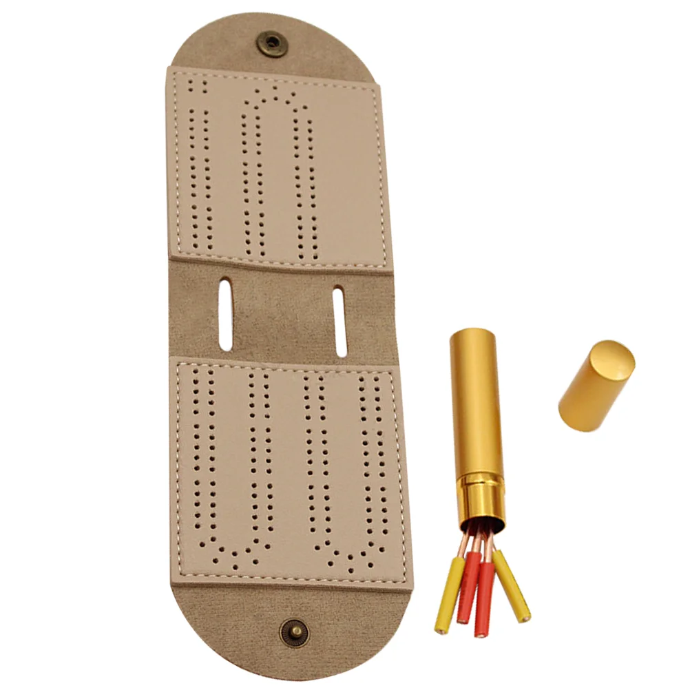 

Cribbage Board Playing Card Score Multifunctional Traveling Accessories