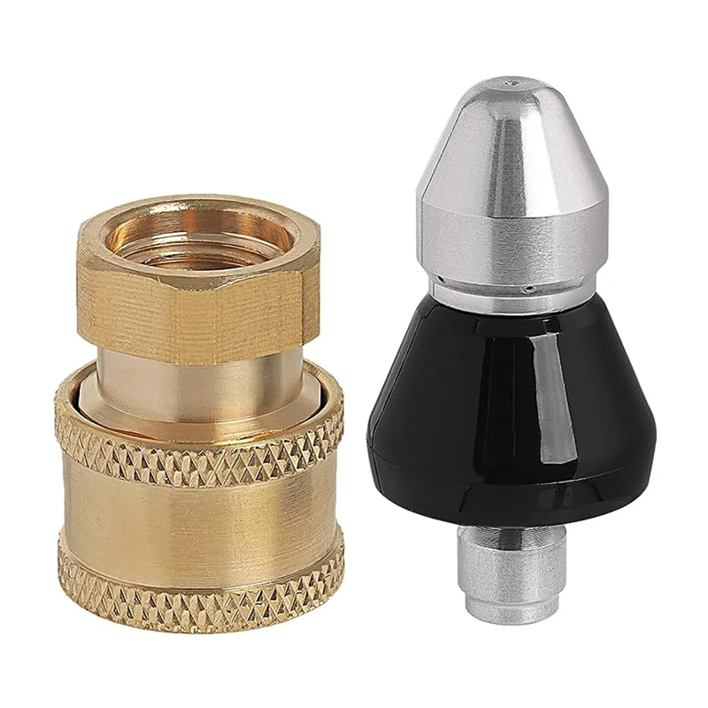 Инструмент для очистки канализации насадка высокого давления 1/4 дюйма 1 Передняя