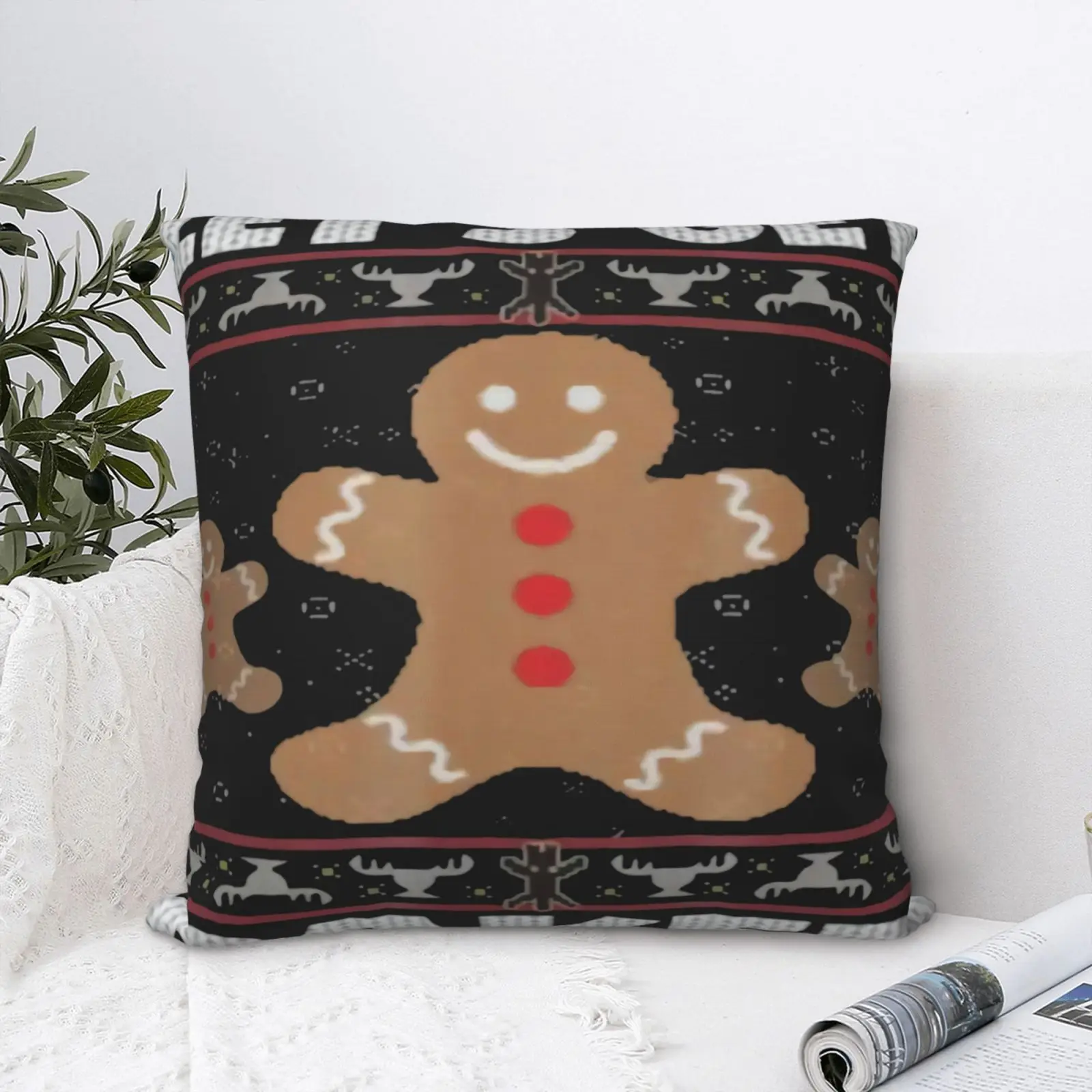 

Lets Get Baked Ugly Christmas Pillow Case Pillowcase With Zipper Cushions Pillowcase Polyester Cushion Cover Decorative Pillow