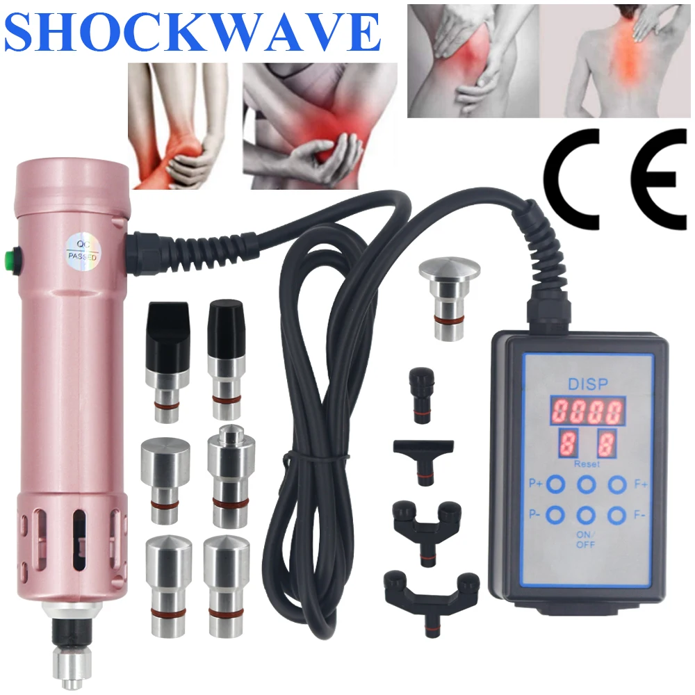 

2 in 1 Professional Shock Wave Therapy Machine Chiropractic Tool For ED Treatment Pain Relief Shockwave New Muscle Massager