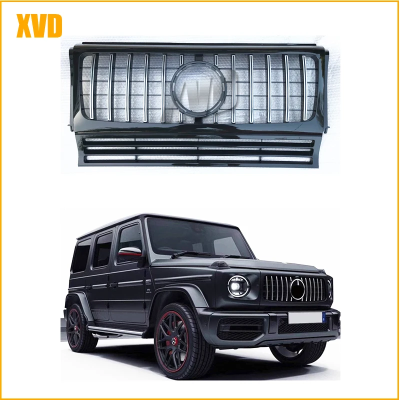 Фото Для решетки mercede G Class W463 GT, сменная передняя решетка для w463 1990-2018 G Class Panamericana Grille №1