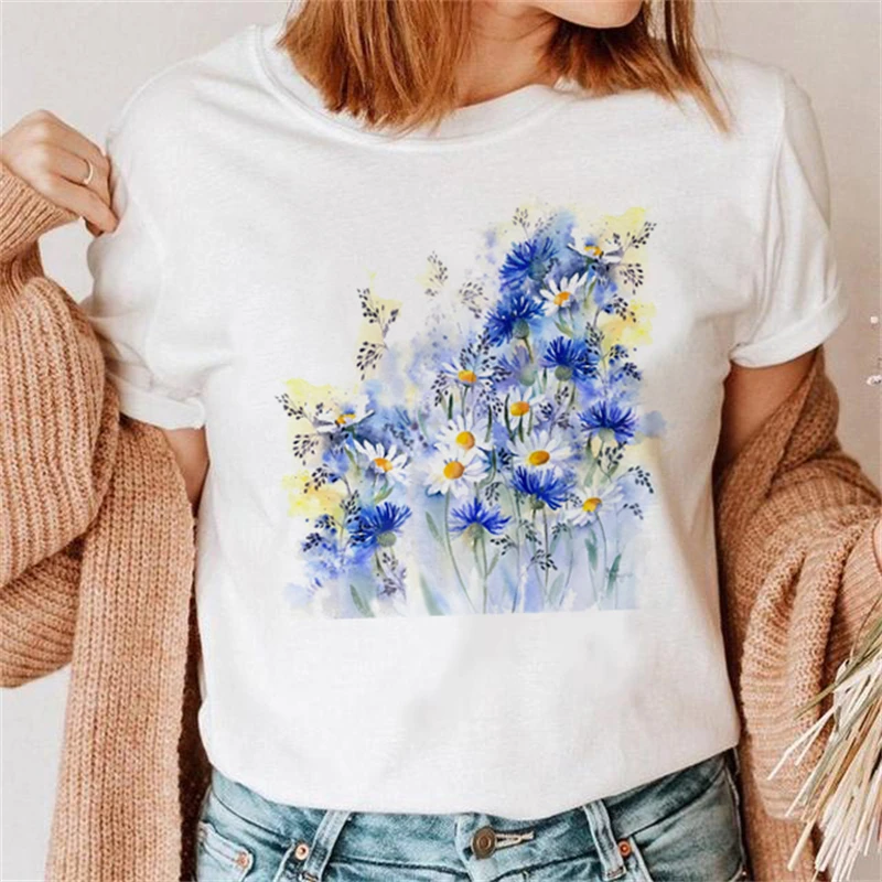 

Женская одежда, футболки с мультяшным рисунком, женские повседневные топы с коротким рукавом, модные Универсальные милые футболки с принто...