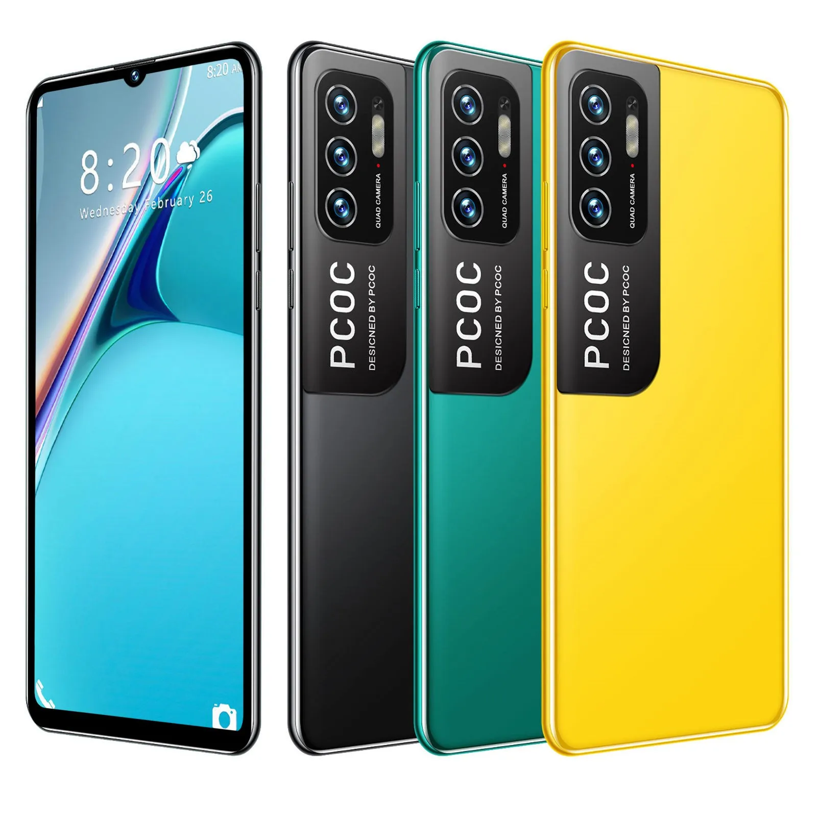 Новые дешевые многофункциональные смартфоны Android 6 3 большой экран RAM1GB + ROM8GB с