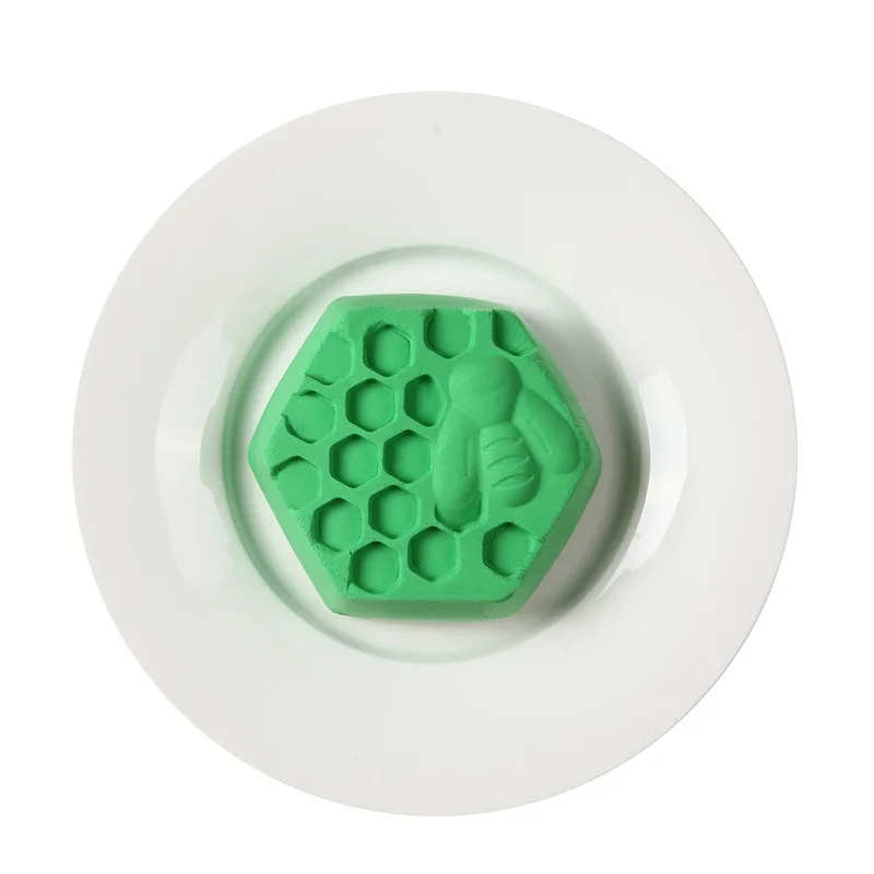 Квадратная силиконовая форма для мыла в виде пчелы и сот набор рукоделия сделай