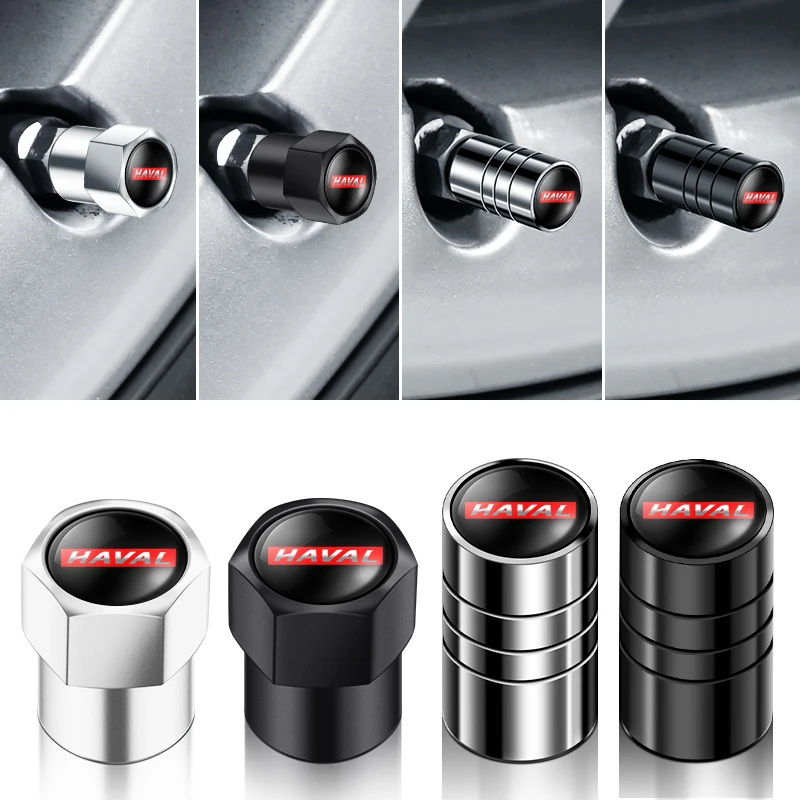 

4pcs Car Wheel Air Valve Stem Cover Caps For Haval Jolion H6 2021 H9 F7X F7 H2S H7 H1 M6 H3 H4 H5 H8 F5 H2 2020 Car Accessories