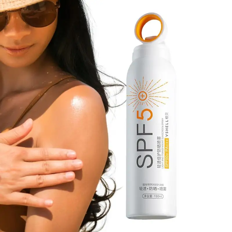 

SPF 50 PA+++ Sunblock Waterproof Sunscreen Spray For Face Body Moisturizing Anti UV Non Greasy UVA/UVB Protection Sunscreen