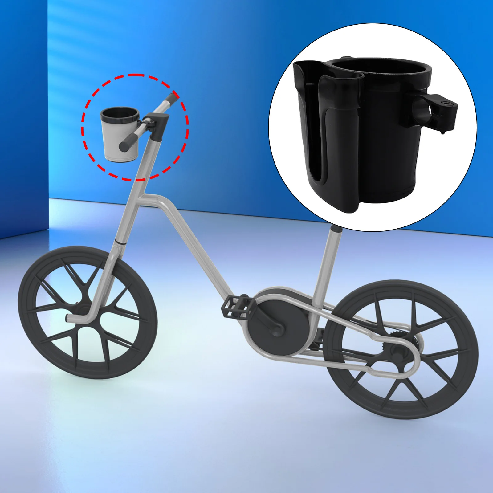 

Bracket Bike Cup Holder Anti-skid Bottle Bracket Can Store Cycling Water Bottle Stand Wide Use With Phone Keys