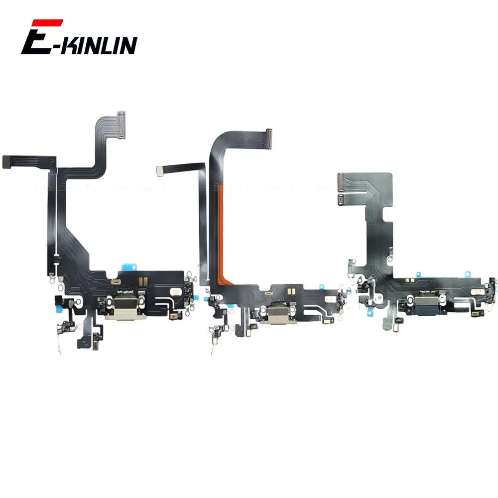 

Power Charger Dock USB Charging Port Plug Parts With Microphone Mic Flex Cable For iPhone 13 mini 13 Pro Max