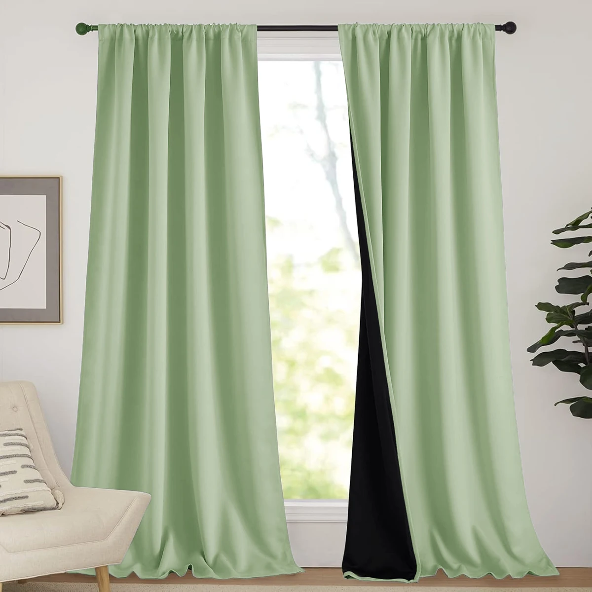 Шторы blackout из полиэстера 100%, 1/2 шт