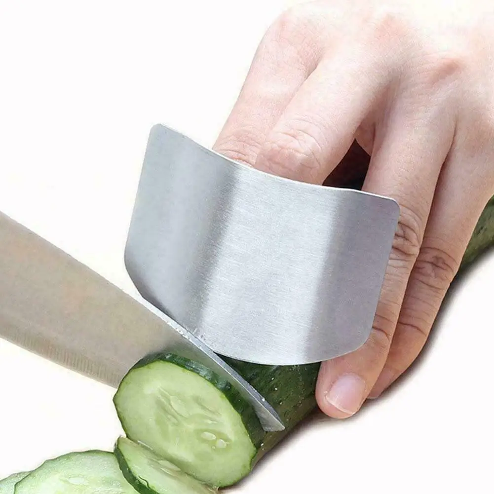 

Kitchen Finger Hand Protector Guard Steel Chop Tool Cook Slice