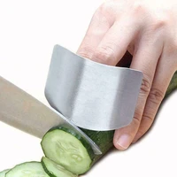kitchen finger hand protector guard steel chop tool cook slice