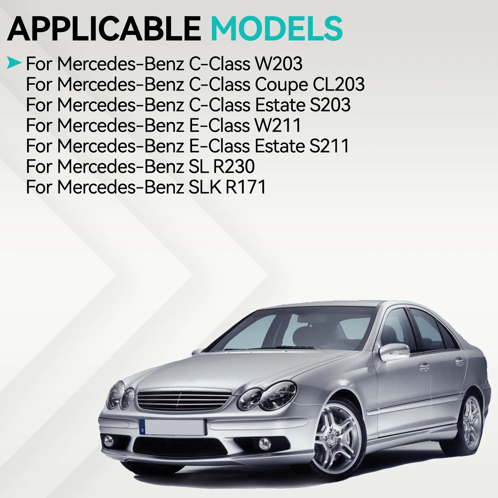 Фото Насадка для подогреваемого омывателя лобового стекла 2308600347 для Mercedes-Benz C, E, SL, SLK-CLASS W203, W211, R230, R171 №3