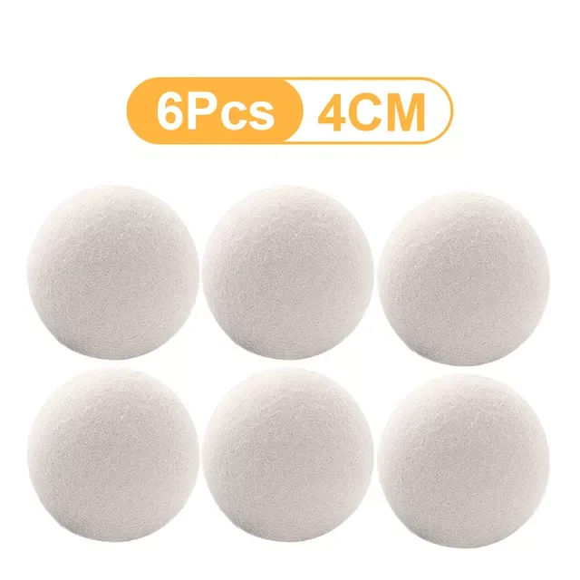 

Wool Dryer Balls Magical Washing Tool for Washing Machine Cleaning Drying 4cm Fabric Softener Ball Laundry Balls