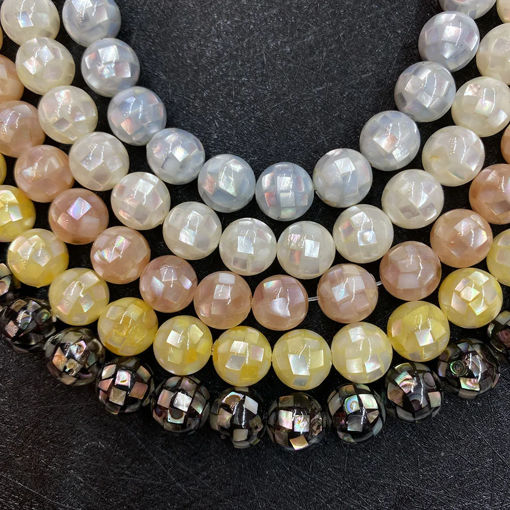 Мозаичные бусины из натуральной ракушки Подвески для изготовления ювелирных