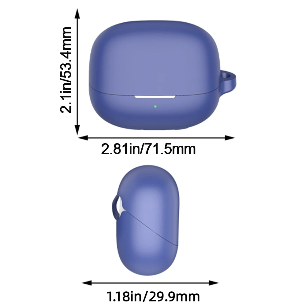 Фото Силиконовый чехол для зарядки наушников для Xiaomi Buds 5 Pro, пыленепроницаемый защитный чехол для наушников Xiaomi Buds 5 Pro №2