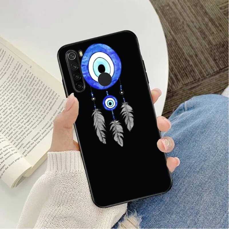 Fashion Evil Eye High Quality Phone Case For Huawei P50 P40 P30 Pro Lite P Smart 2021 2019 Magic 3 Soft Black Phone Cover images - 6